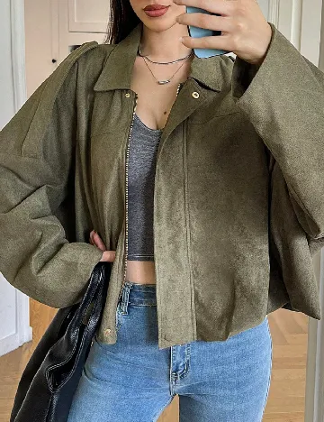 Jacheta SHEIN, verde Verde