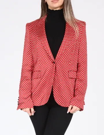 Sacou Zara, rosu Rosu