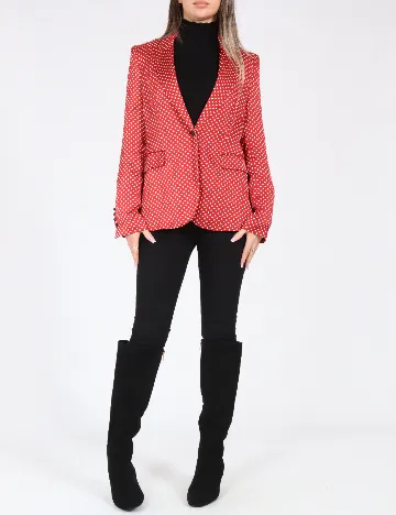 Sacou Zara, rosu Rosu