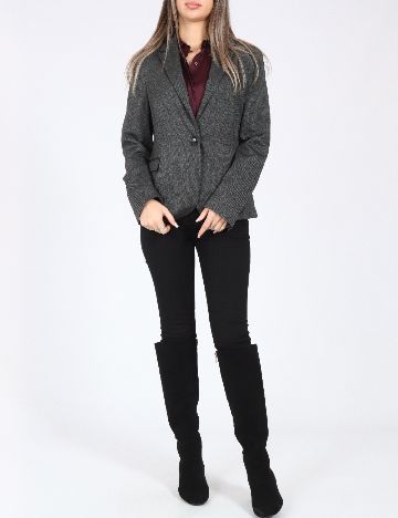 Sacou Zara, gri inchis