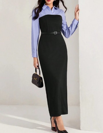 Rochie lunga SHEIN, negru