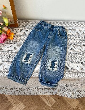 Blugi Shein Kids, albastru