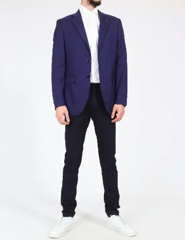 Sacou Massimo Dutti, albastru Albastru