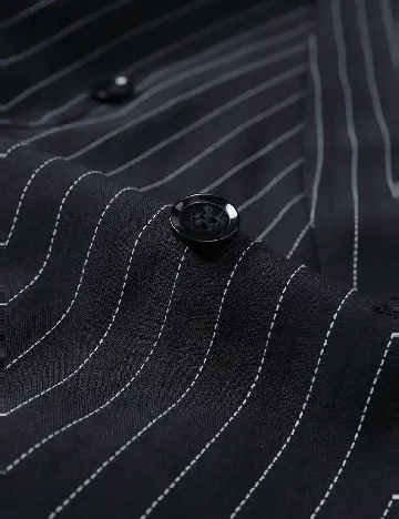 Costum SHEIN Plus Size Men, bleumarin inchis Albastru