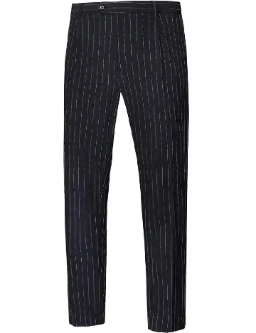 Costum SHEIN Plus Size Men, bleumarin inchis Albastru