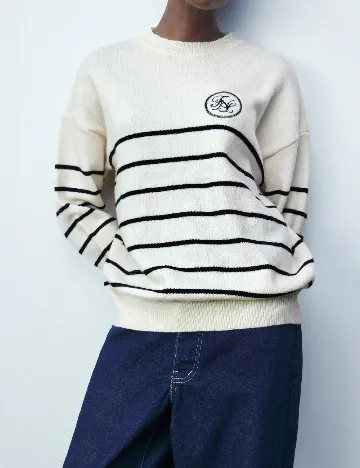 Bluza SHEIN, ecru Alb