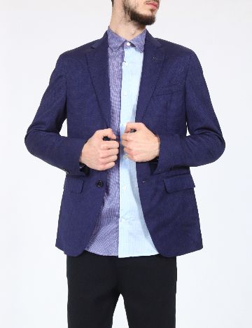 Sacou Massimo Dutti, bleumarin