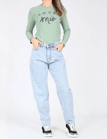 Blugi SHEIN, bleu Albastru