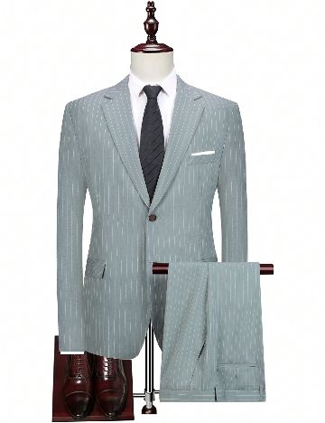 Costum SHEIN Plus Size Men, verde