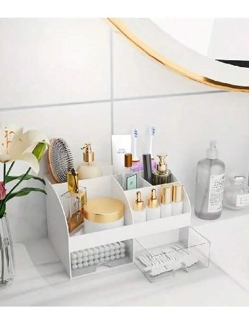 Organizator makeup SHEIN, alb