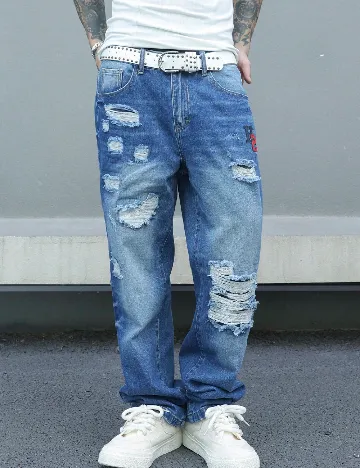 Blugi SHEIN, albastru Albastru