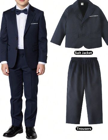 Costum Shein Kids, bleumarin