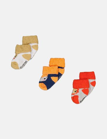 Set sosete 3 perechi Fisher-Price, mix culori