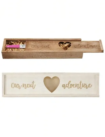 Cutie pentru test de sarcina SHEIN, crem Crem