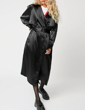 Trench SHEIN, negru