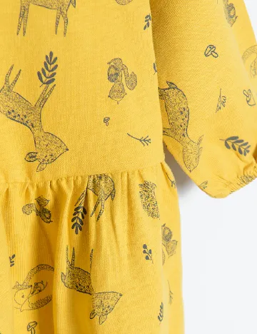 Rochie Cool Club, galben Galben