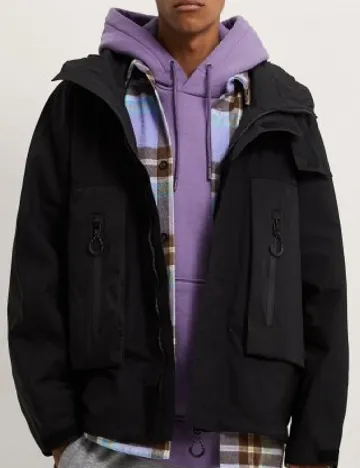 Geaca Zara, negru Negru