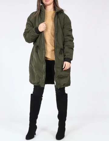 Geaca Pull&Bear, verde Verde