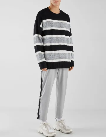 Pulover Oversize Bershka, mix culori Mix culori