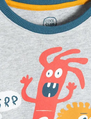 Pijama Cool Club, gri Gri