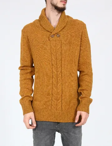 Pulover Pull&Bear, mustar Galben