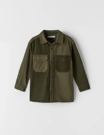 Camasa Zara, verde Verde