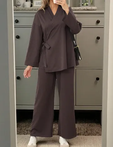 Compleu SHEIN, maro Maro