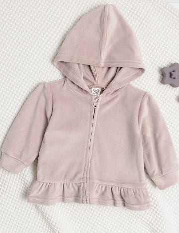 Hanorac Cool Club, roz pudra