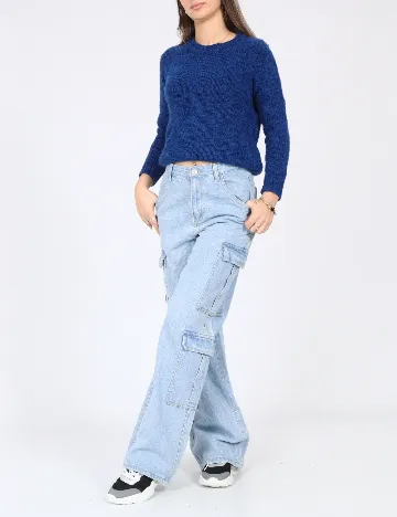 Blugi SHEIN, albastru Albastru