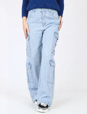 Blugi SHEIN, albastru Albastru