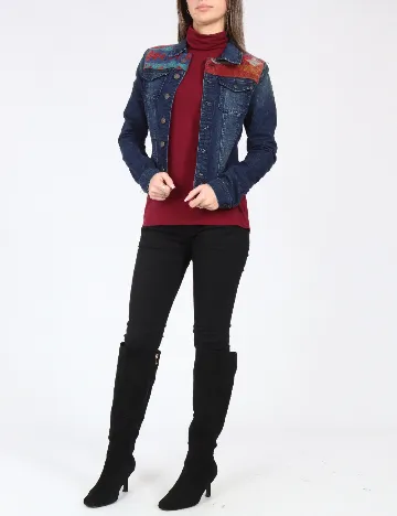 Jacheta Zara, albastru Albastru