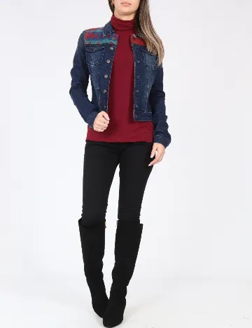 Jacheta Zara, albastru Albastru