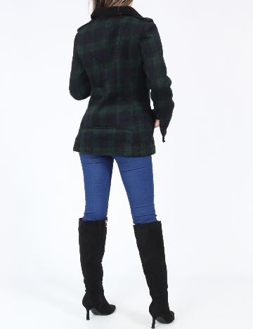 Jacheta Zara, verde/bleumarin