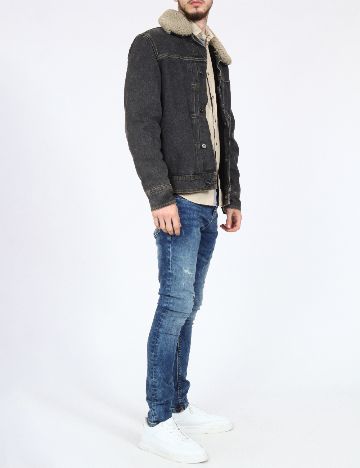 Jacheta Zara, gri inchis