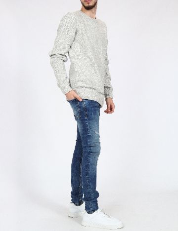 Bluza Pull&Bear, gri