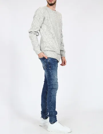 Bluza Pull&Bear, gri Gri