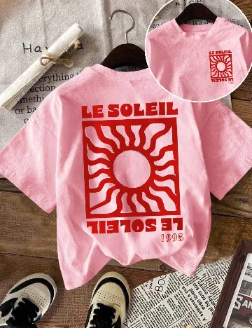 Tricou SHEIN, roz Roz