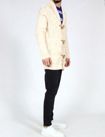Cardigan Pull&Bear, crem