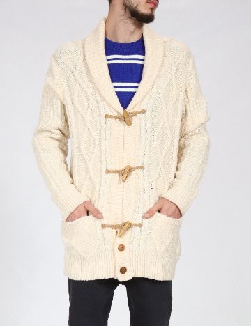 Cardigan Pull&Bear, crem