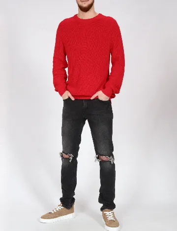 Bluza Bershka, rosu Rosu