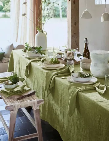 Set servetele de masa SHEIN, verde Verde