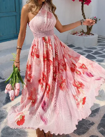 Rochie lunga SHEIN, floral print Floral print