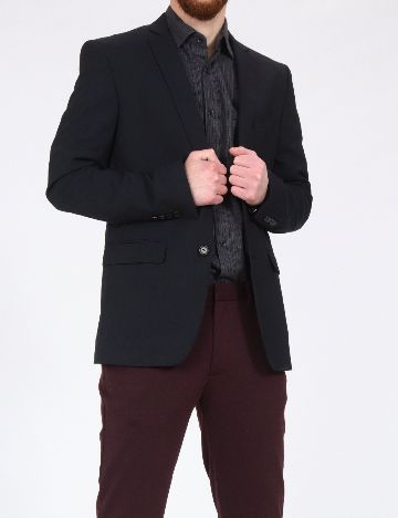 Sacou Zara, bleumarin inchis