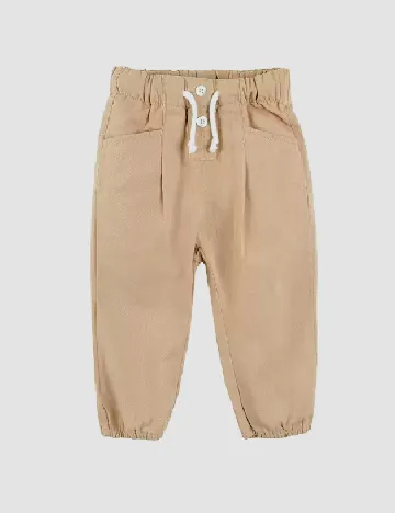 Pantaloni Cool Club, maro deschis Maro