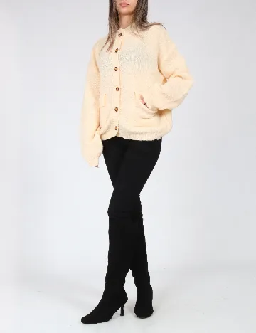 Cardigan SHEIN, piersica Portocaliu