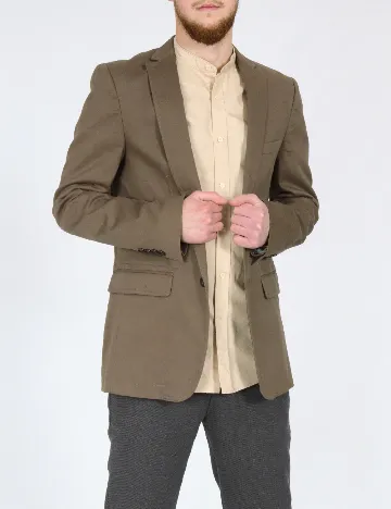 Sacou Zara, verde Verde