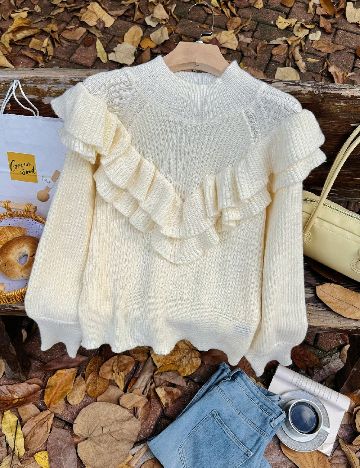 Bluza SHEIN CURVE, galben deschis