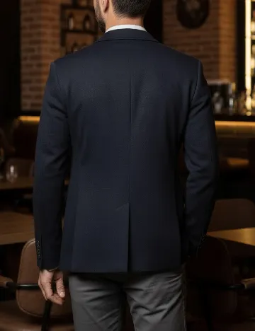 Sacou Zara, bleumarin Albastru