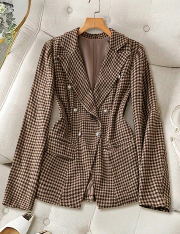 Sacou SHEIN CURVE, maro