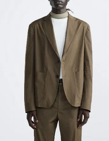 Sacou Zara, kaki Verde